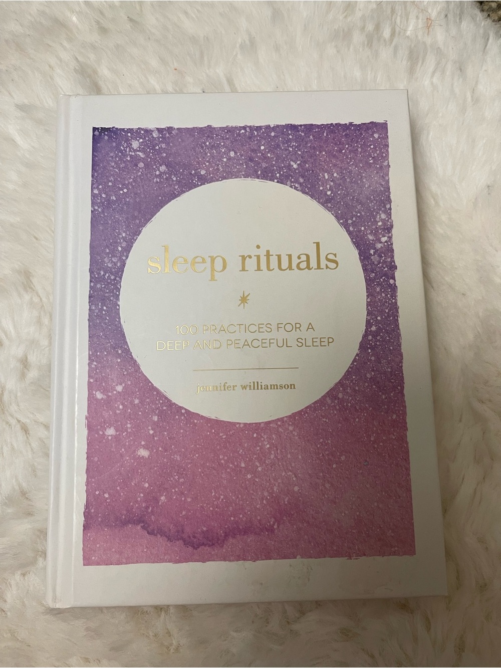 sleep rituals Hardcover Book - Purple Cover